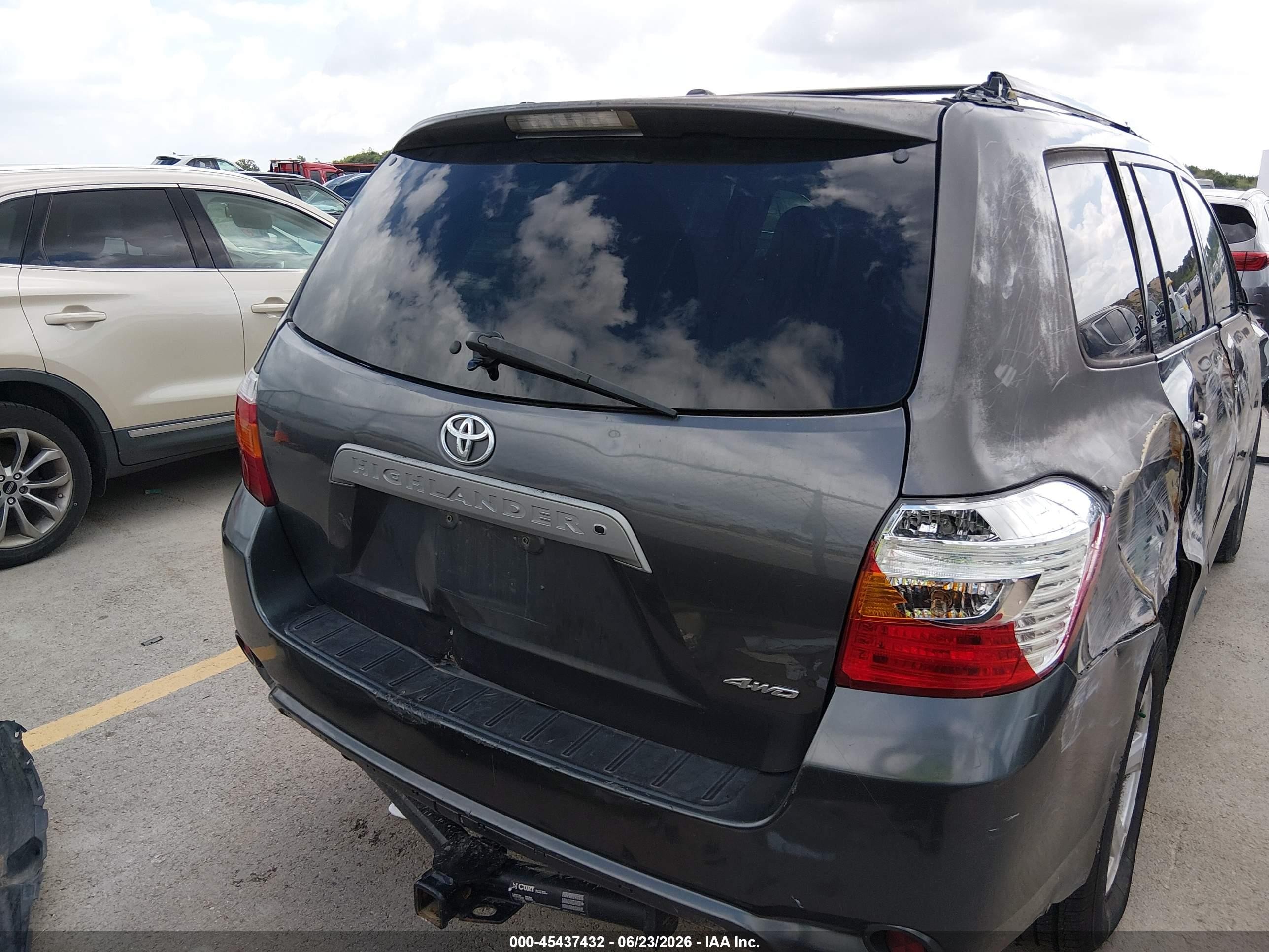 2010 Toyota Highlander Se V6 Серый vin: 5TDJK3EH9AS025346
