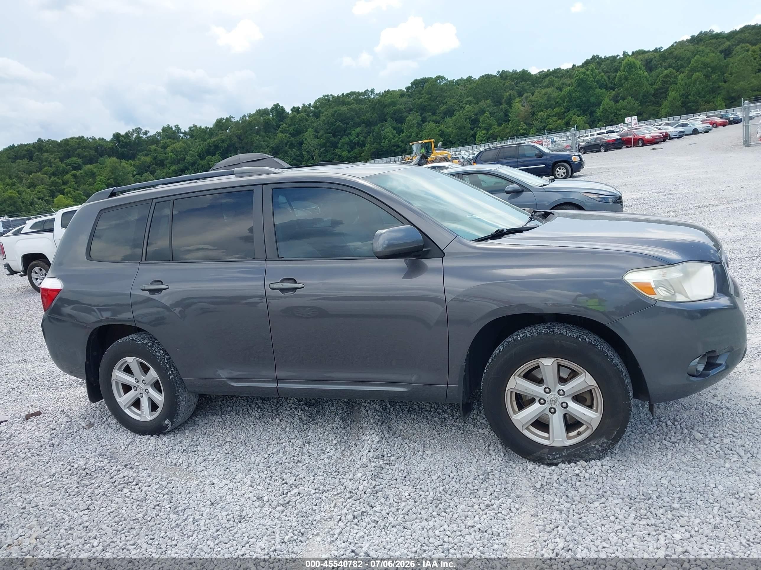 2010 Toyota Highlander Se V6 Gray vin: 5TDJK3EHXAS008569