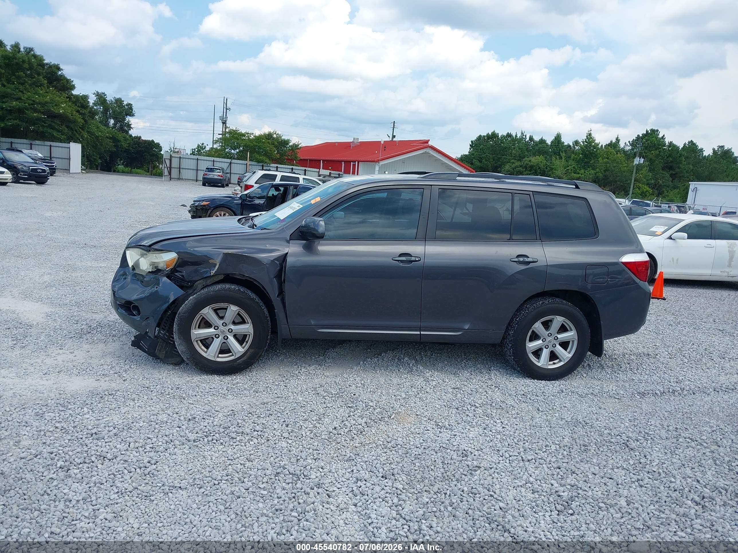 2010 Toyota Highlander Se V6 Gray vin: 5TDJK3EHXAS008569