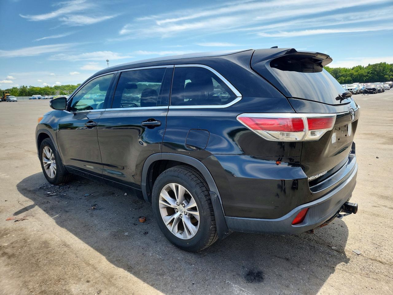 2014 Toyota Highlander Xle Black vin: 5TDJKRFH0ES035920