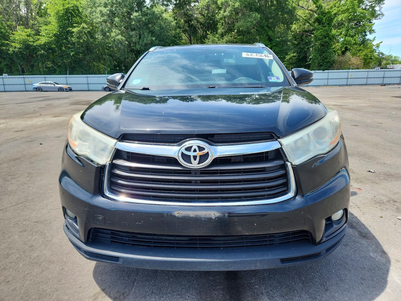 2014 Toyota Highlander Xle Black vin: 5TDJKRFH0ES035920
