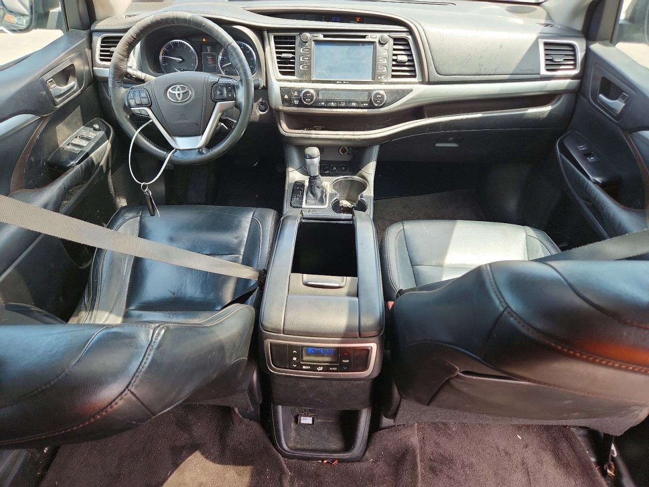 2014 Toyota Highlander Xle Black vin: 5TDJKRFH0ES035920