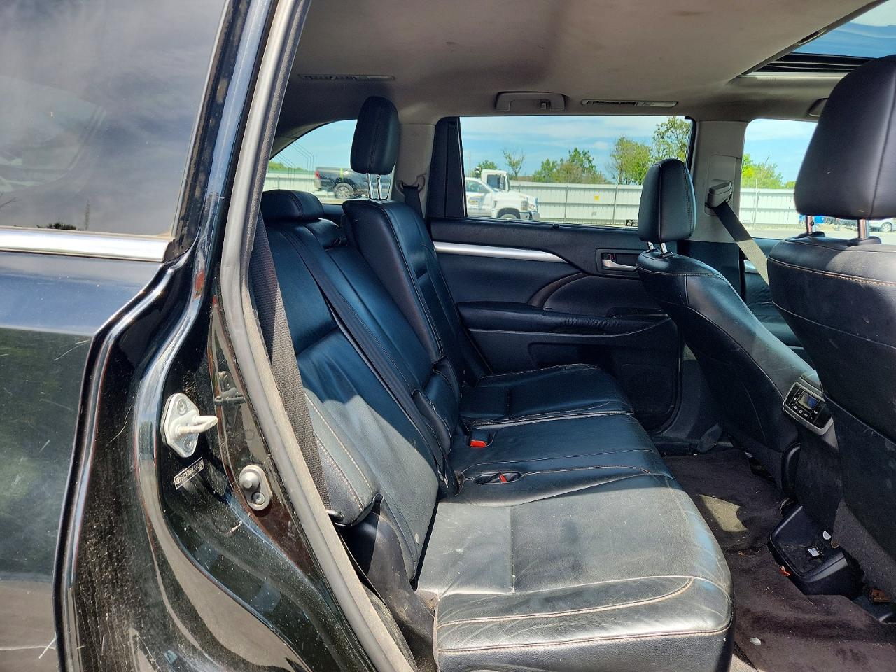 2014 Toyota Highlander Xle Black vin: 5TDJKRFH0ES035920