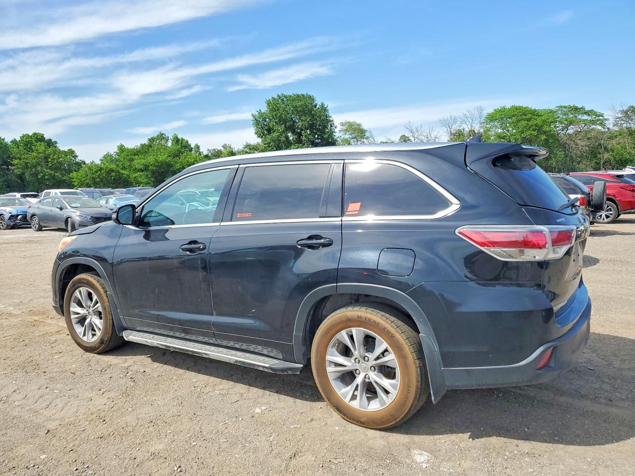 2014 Toyota Highlander Xle Black vin: 5TDJKRFH0ES068125