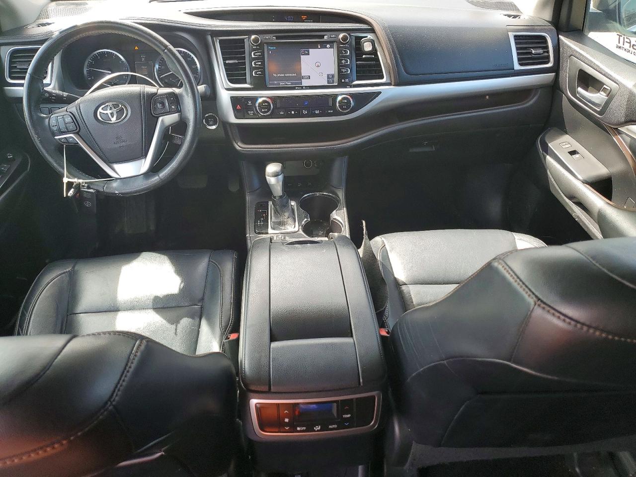 2014 Toyota Highlander Xle Black vin: 5TDJKRFH0ES068125