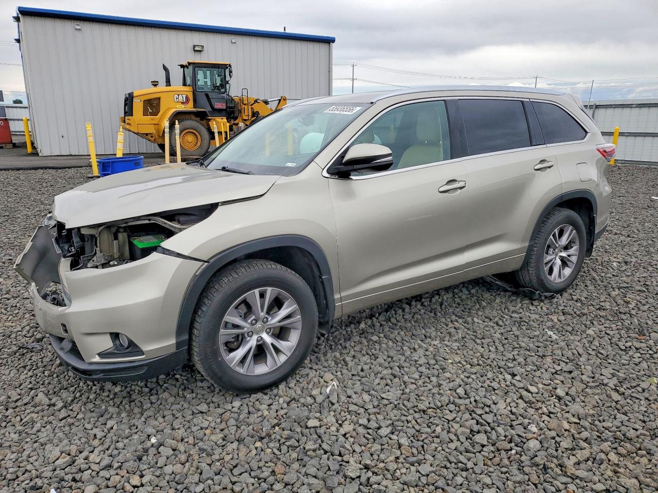 2015 Toyota Highlander Xle Gold vin: 5TDJKRFH0FS083130