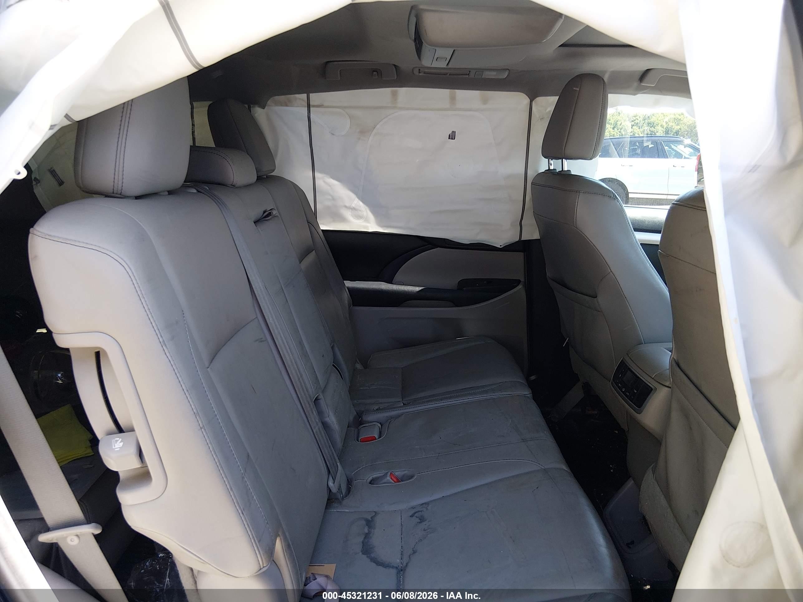 2015 Toyota Highlander Xle V6 Blue vin: 5TDJKRFH0FS166573