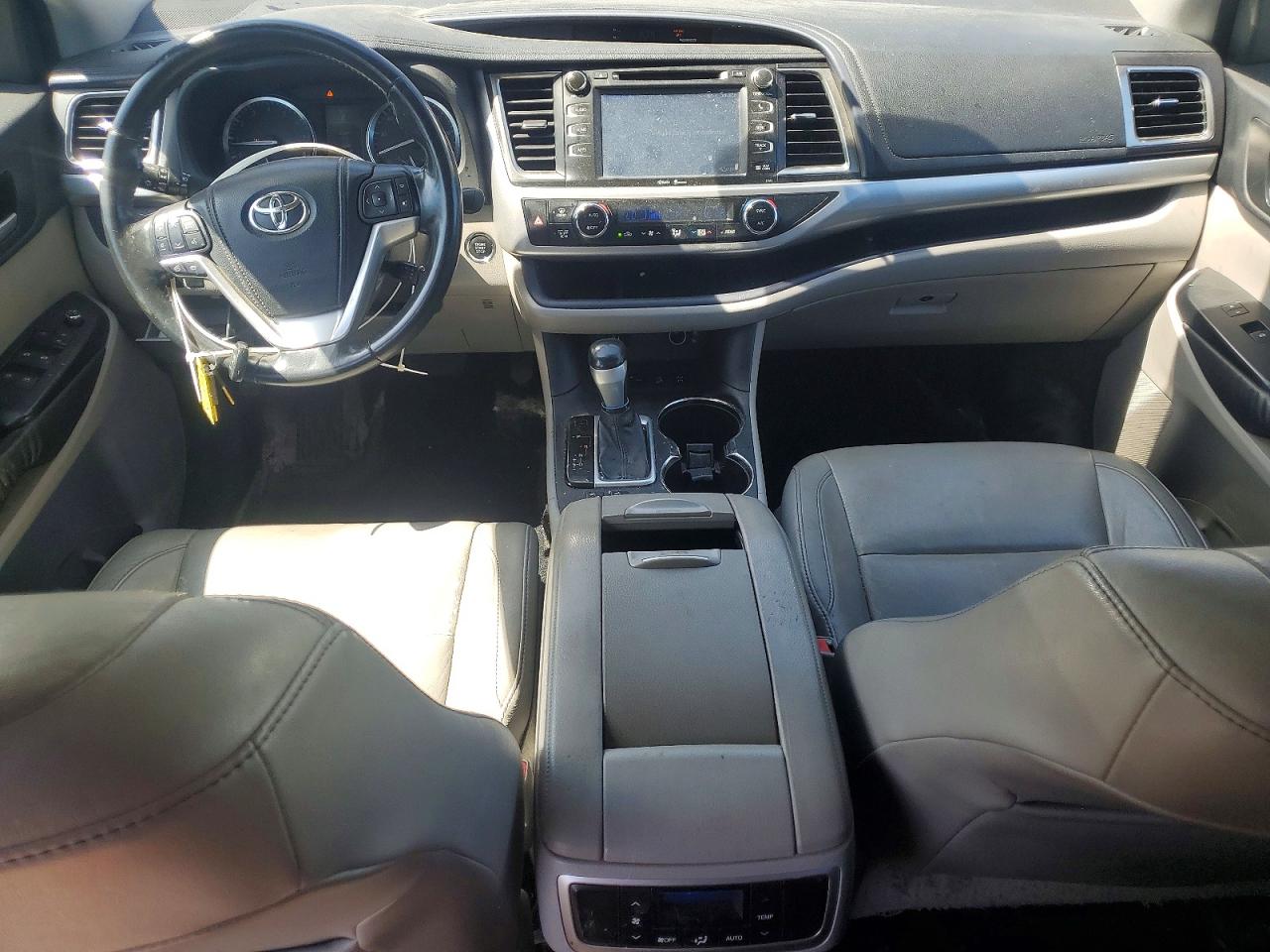 2014 Toyota Highlander Xle Blue vin: 5TDJKRFH1ES008922