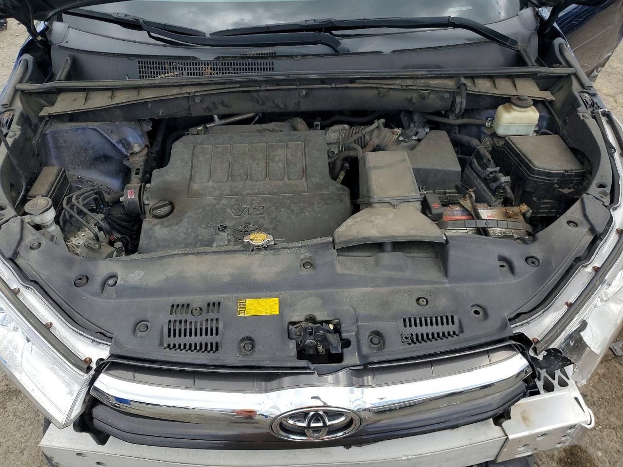 2015 Toyota Highlander Xle Blue vin: 5TDJKRFH1FS091799
