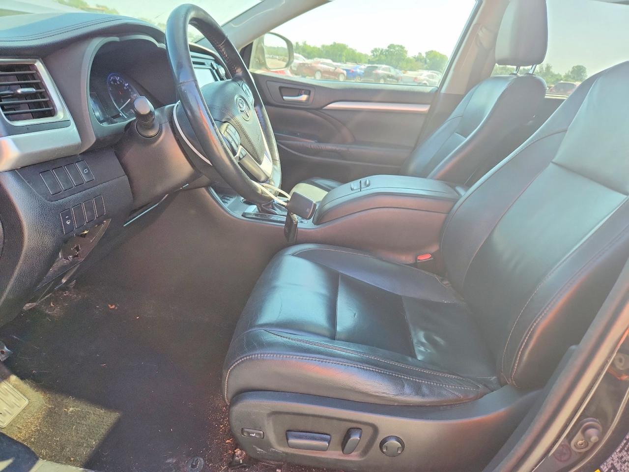 2015 Toyota Highlander Xle Black vin: 5TDJKRFH1FS147224