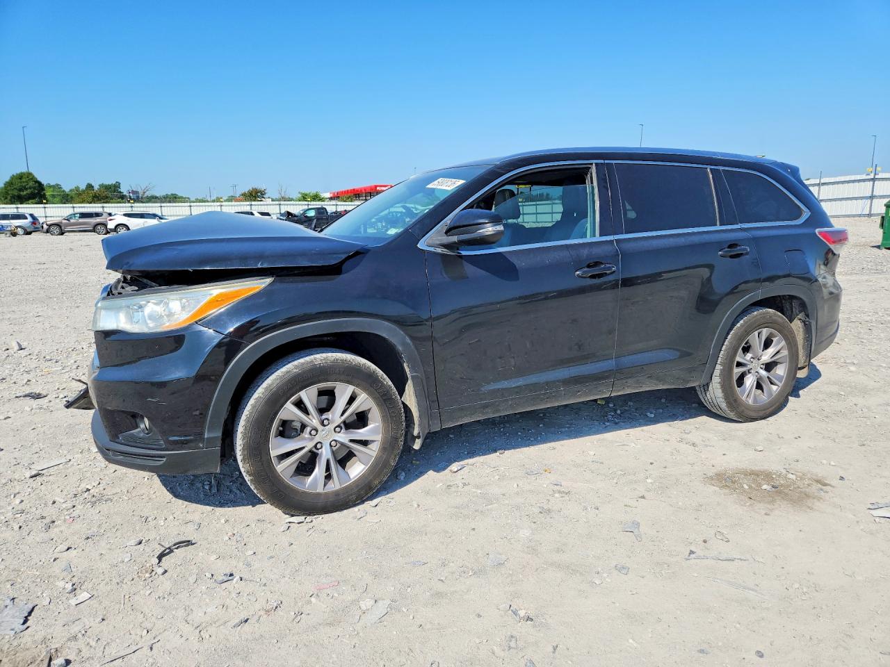 2015 Toyota Highlander Xle Черный vin: 5TDJKRFH1FS147224
