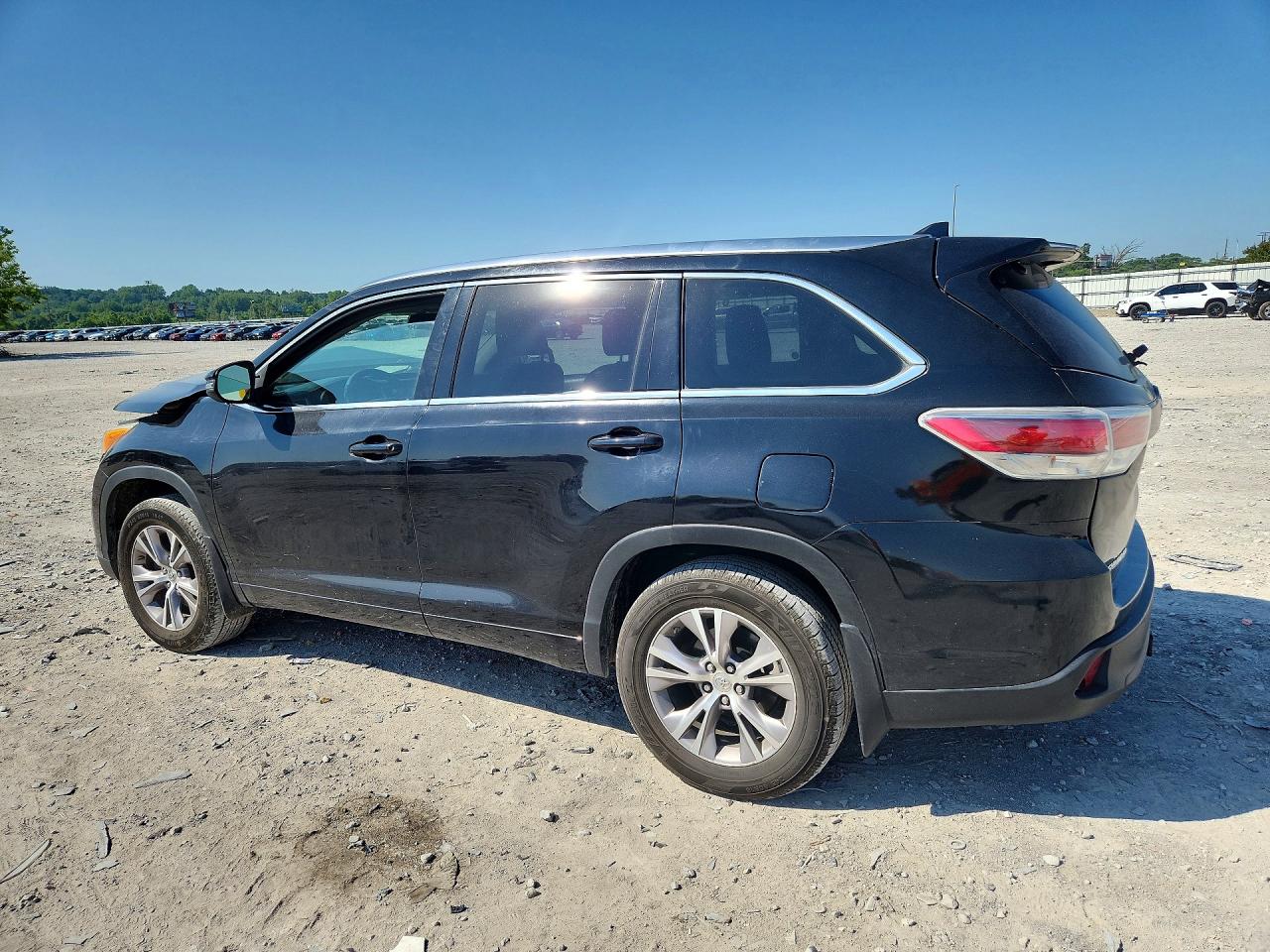 2015 Toyota Highlander Xle Black vin: 5TDJKRFH1FS147224
