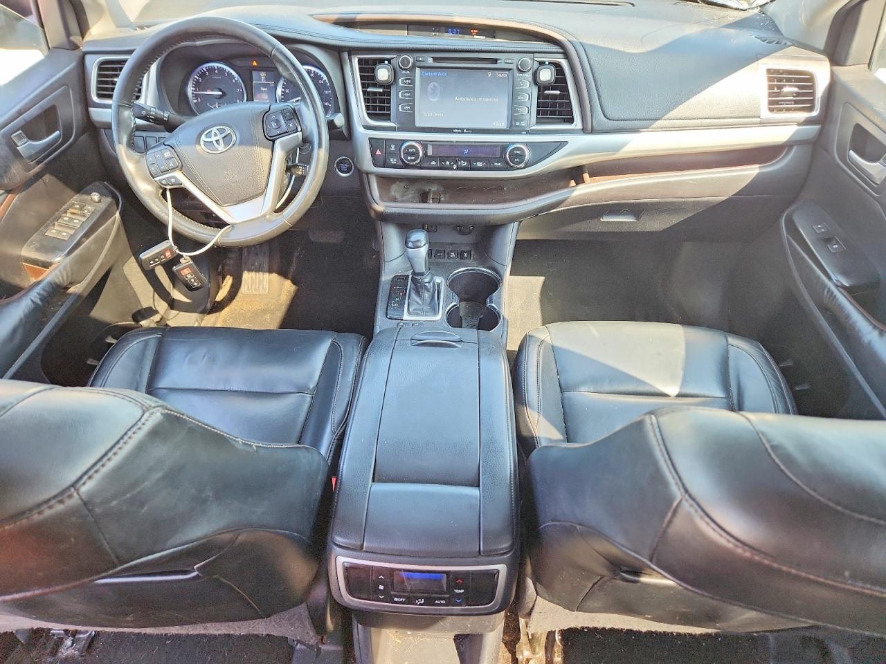 2015 Toyota Highlander Xle Black vin: 5TDJKRFH1FS147224