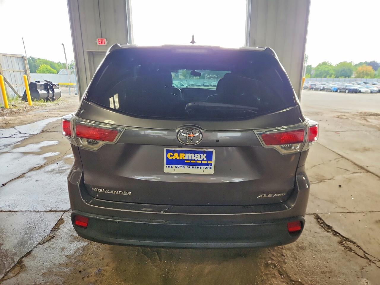 2015 Toyota Highlander Xle Gray vin: 5TDJKRFH1FS147675