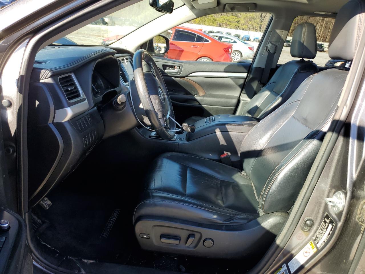 2015 Toyota Highlander Xle Gray vin: 5TDJKRFH1FS220589