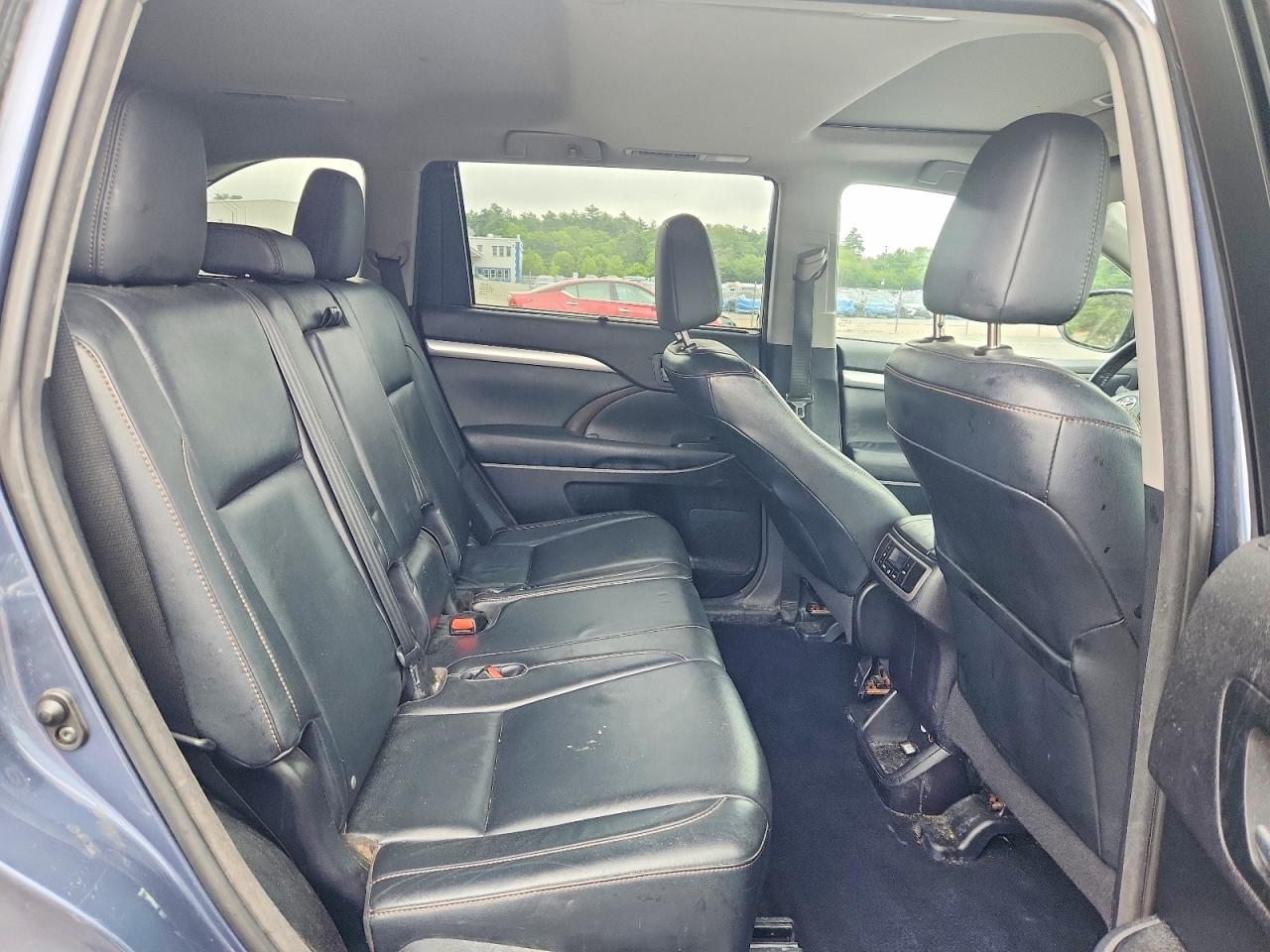 2014 Toyota Highlander Xle Синий vin: 5TDJKRFH2ES039693