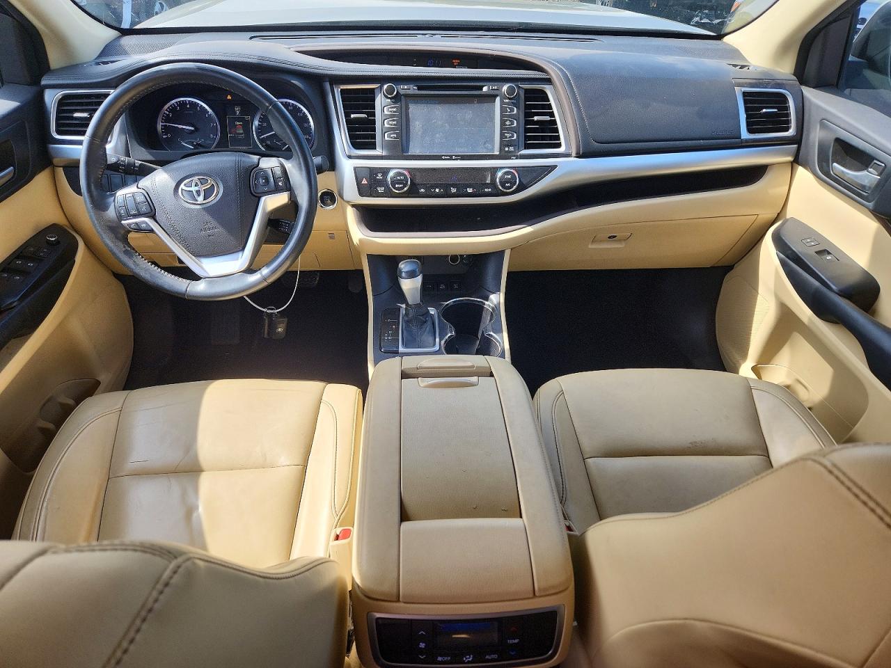 2015 Toyota Highlander Xle Золотой vin: 5TDJKRFH2FS174769