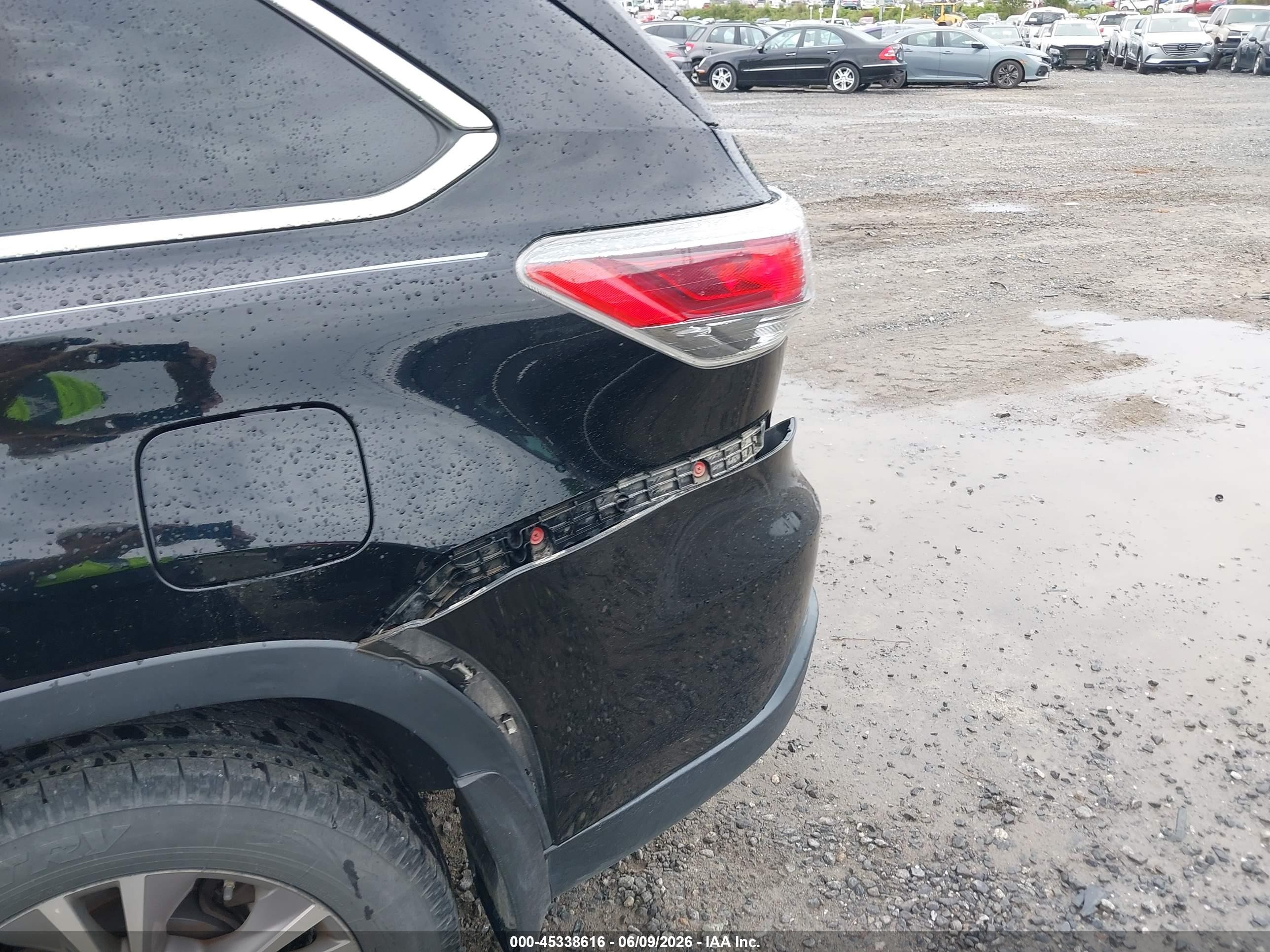 2014 Toyota Highlander Xle V6 Black vin: 5TDJKRFH3ES012647