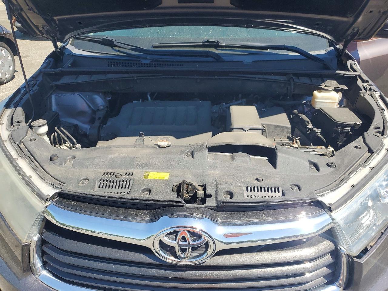 2016 Toyota Highlander Xle Серый vin: 5TDJKRFH3GS504663