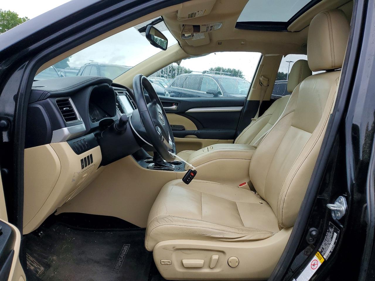 2014 Toyota Highlander Xle Черный vin: 5TDJKRFH4ES012639