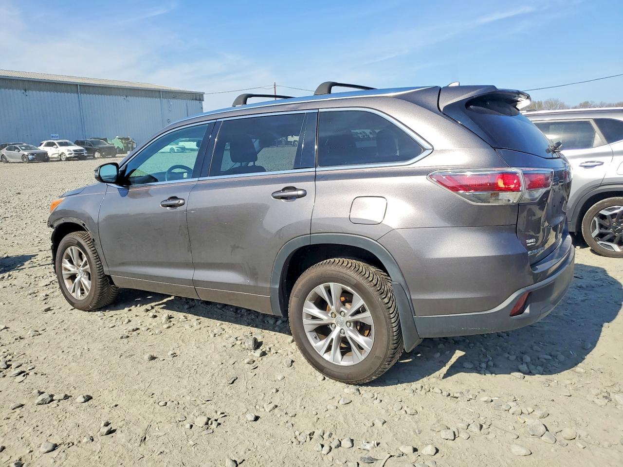 2015 Toyota Highlander Xle Gray vin: 5TDJKRFH4FS157536