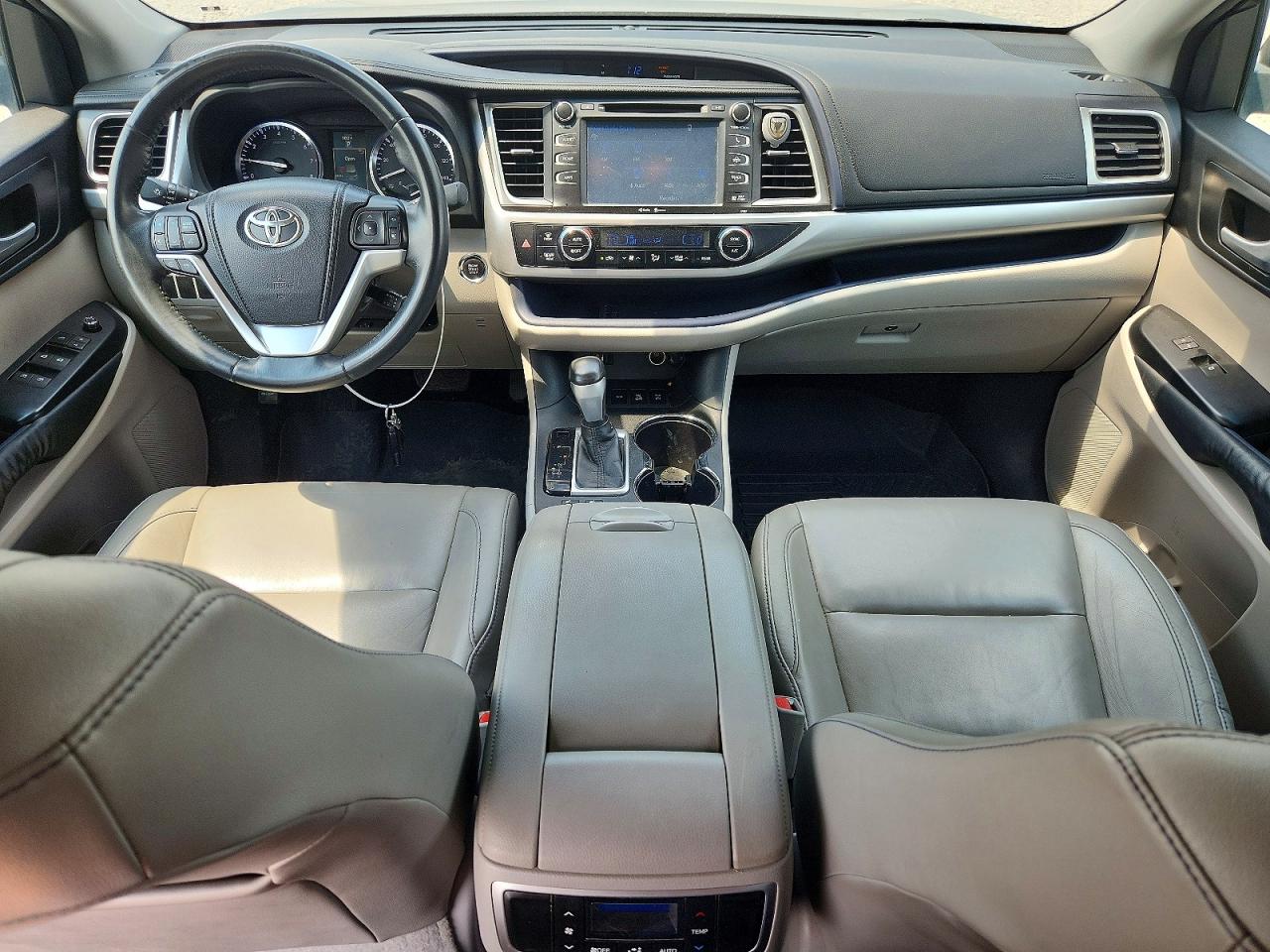 2014 Toyota Highlander Xle Black vin: 5TDJKRFH5ES036545