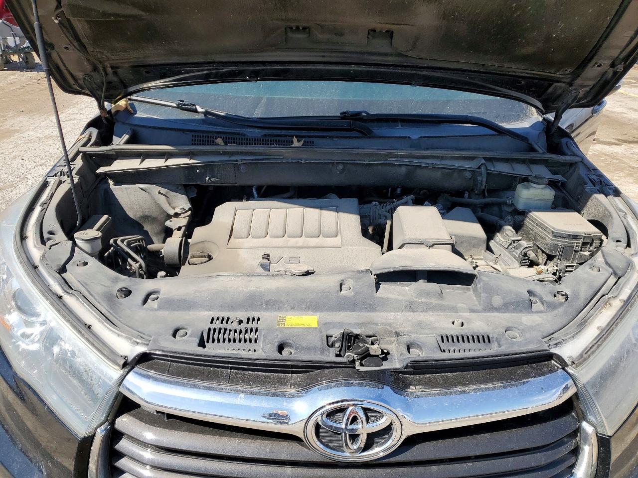 2015 Toyota Highlander Black vin: 5TDJKRFH5FS101430