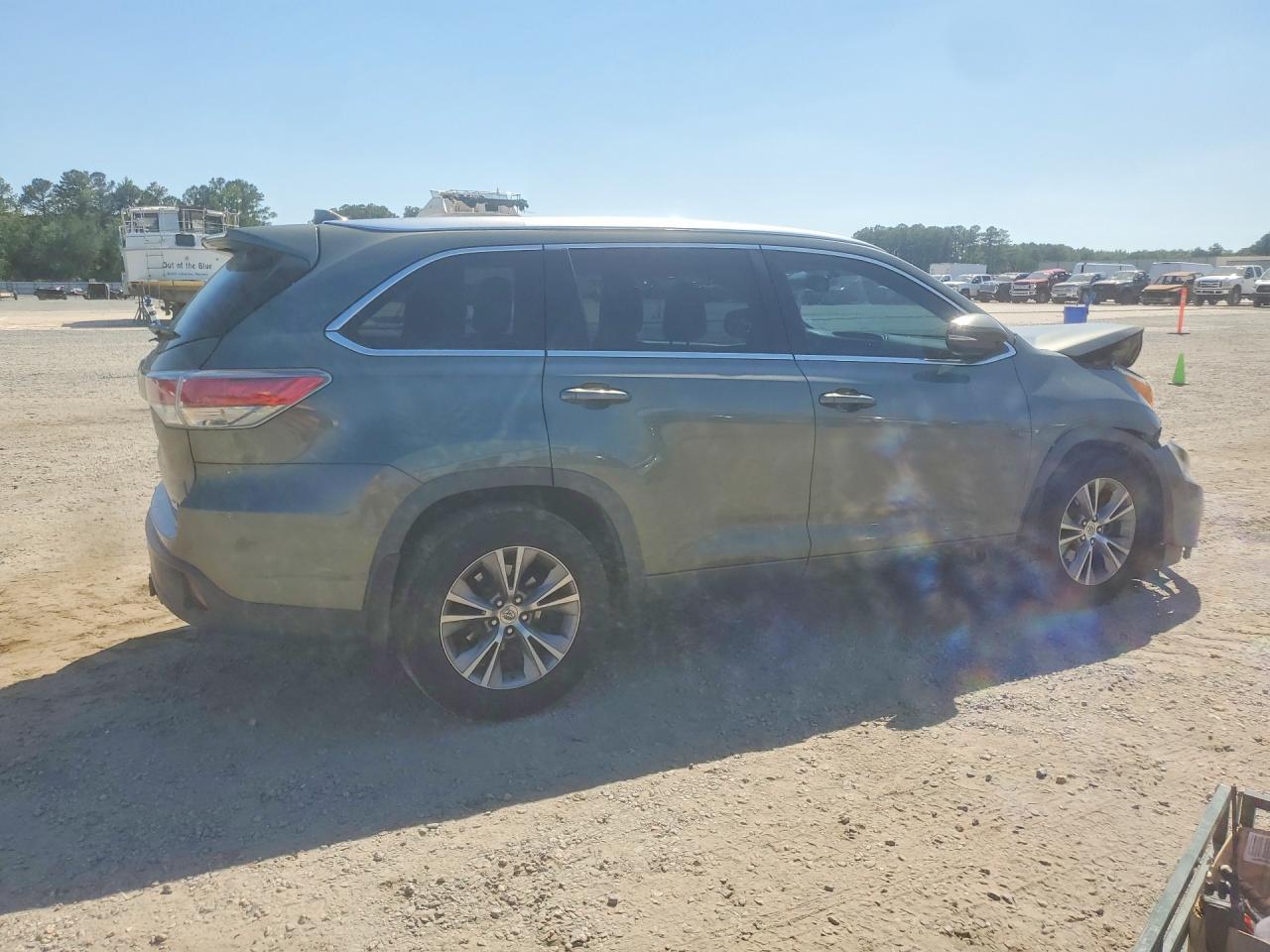 2015 Toyota Highlander Xle Charcoal vin: 5TDJKRFH5FS111990
