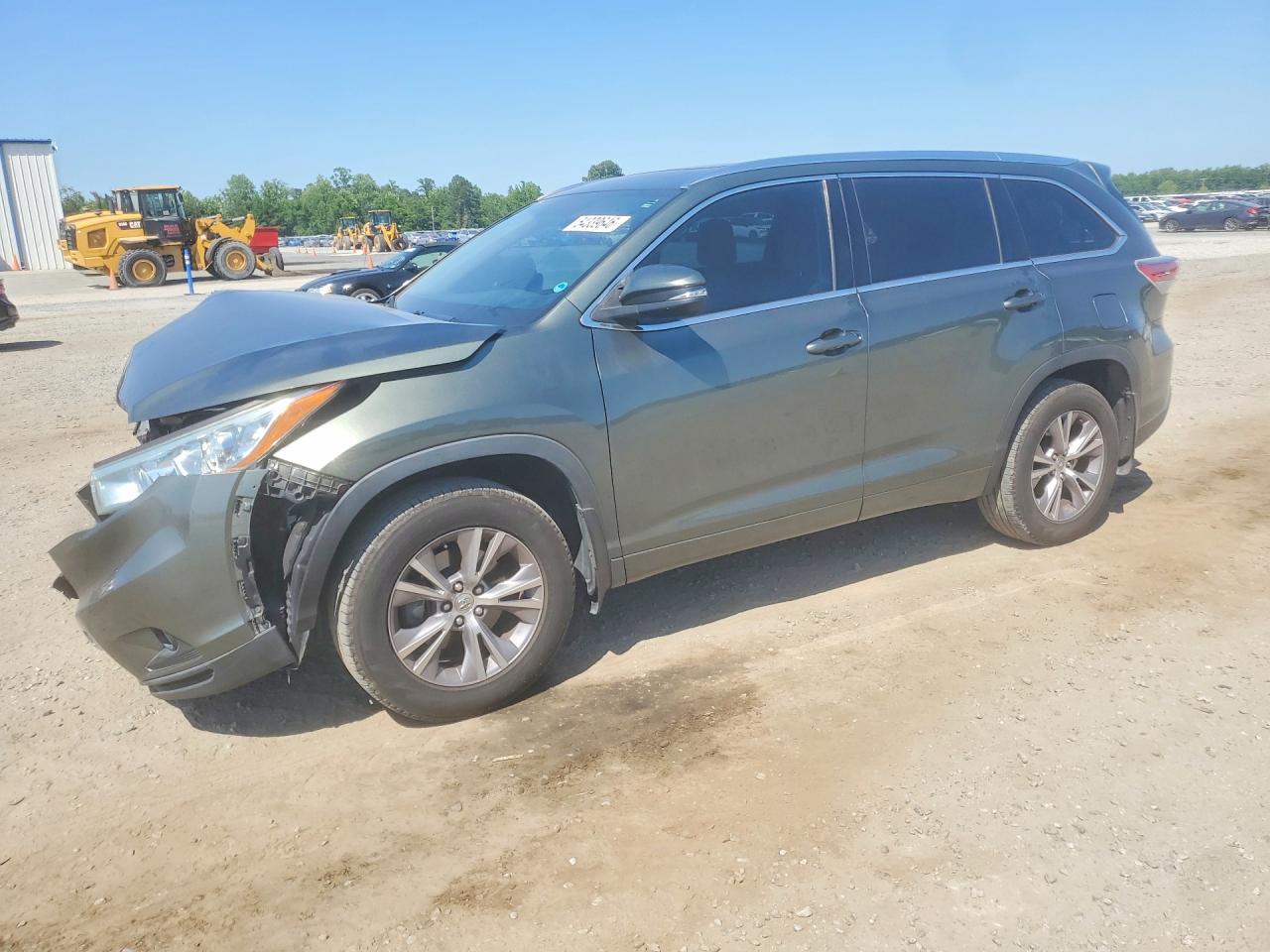 2015 Toyota Highlander Xle Charcoal vin: 5TDJKRFH5FS111990