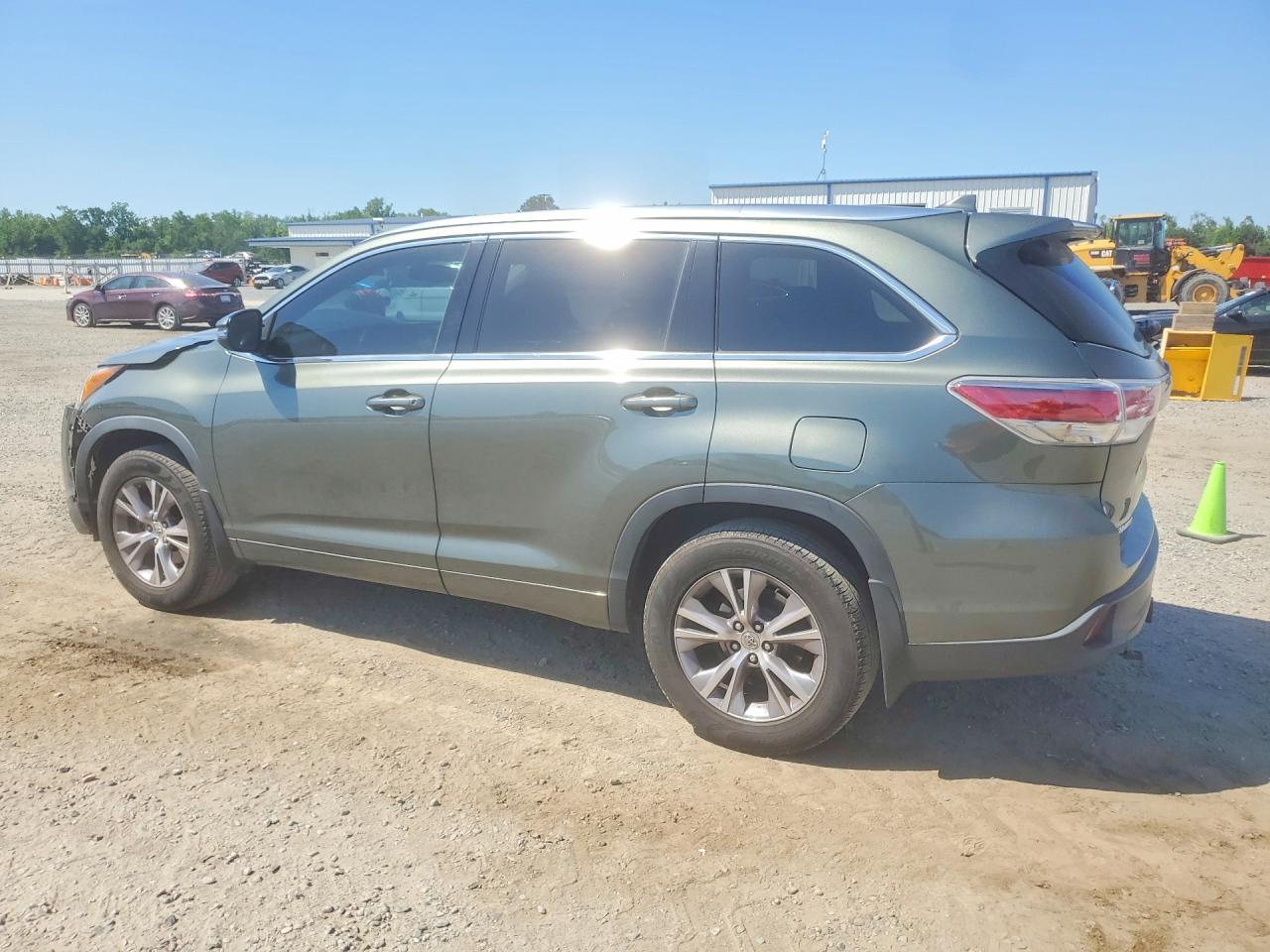 2015 Toyota Highlander Xle Charcoal vin: 5TDJKRFH5FS111990