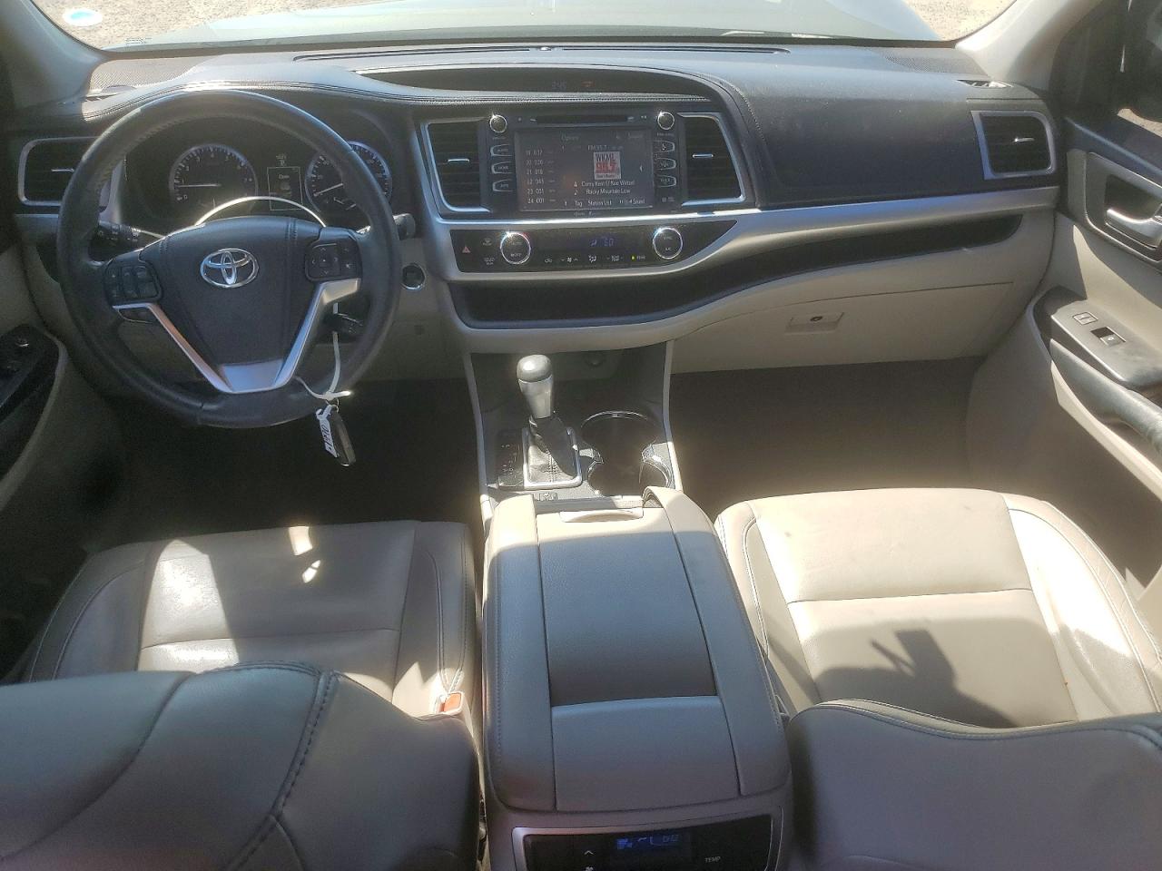 2015 Toyota Highlander Xle Charcoal vin: 5TDJKRFH5FS111990