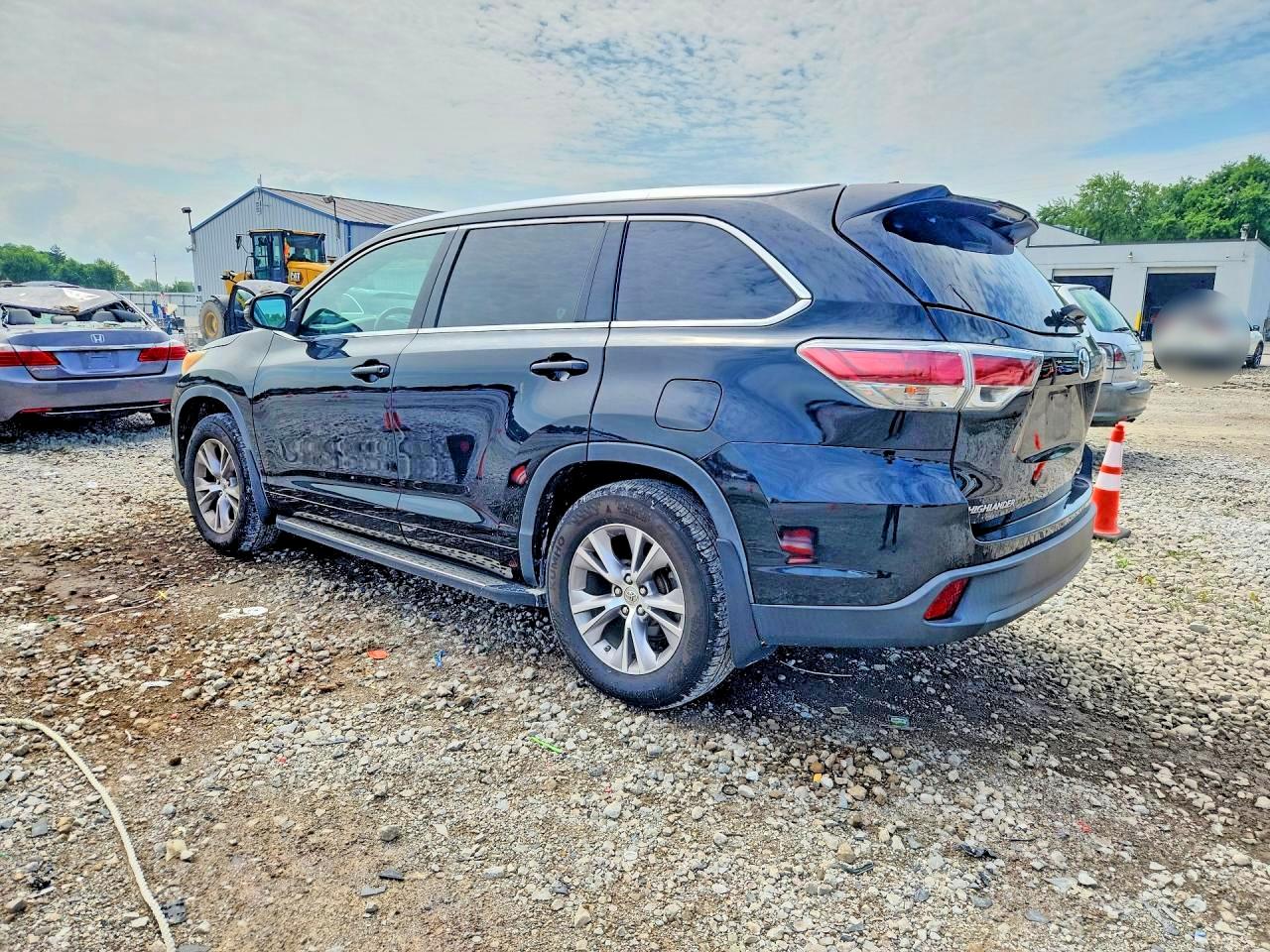 2014 Toyota Highlander Xle Черный vin: 5TDJKRFH6ES040118