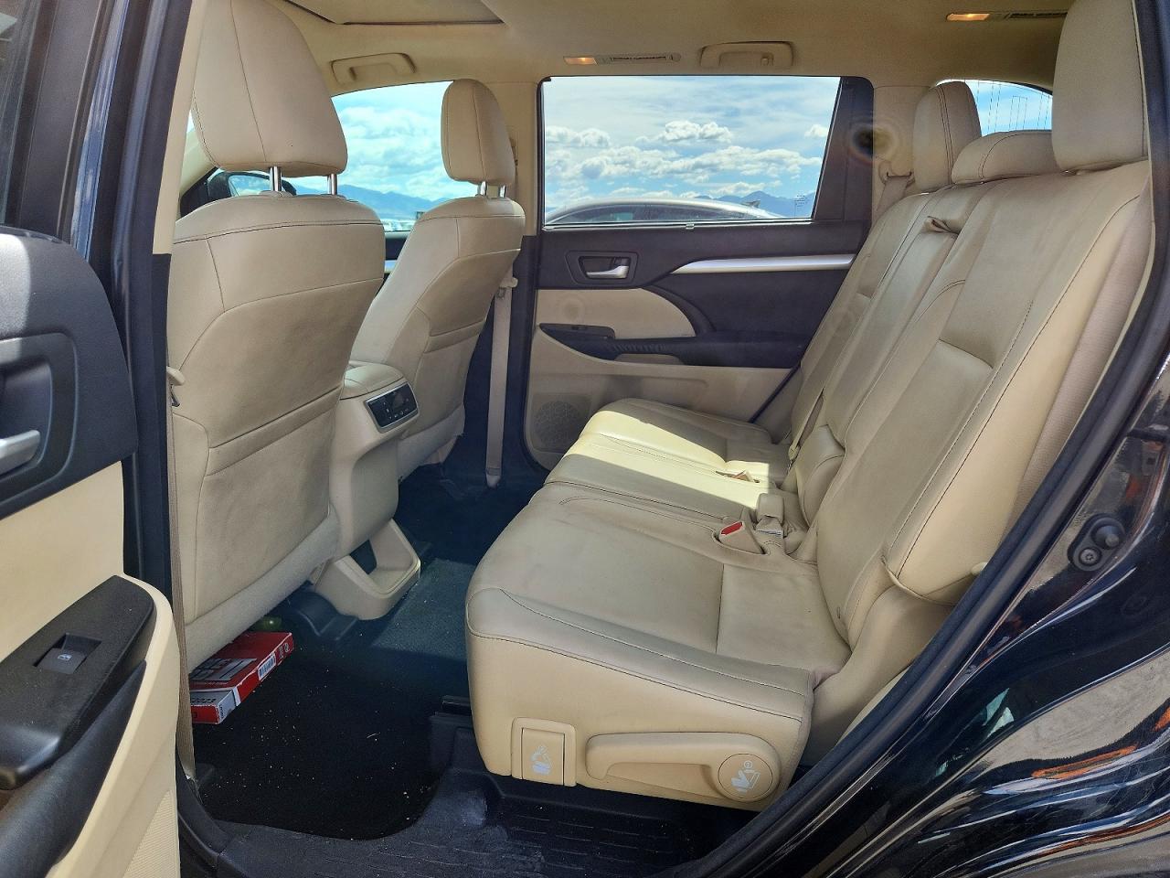 2014 Toyota Highlander Xle Black vin: 5TDJKRFH6ES061857