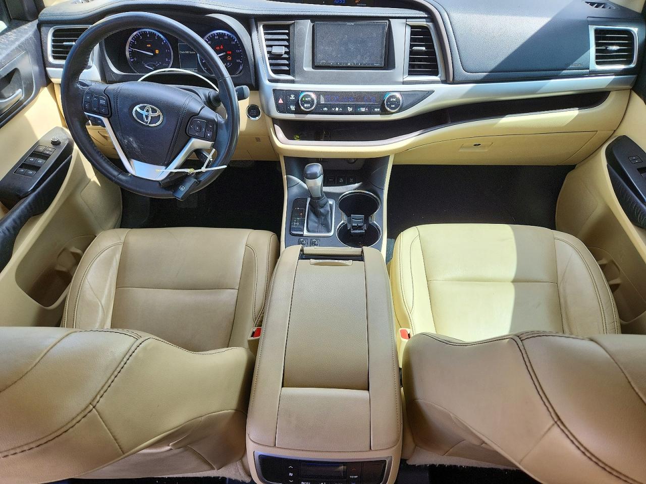 2014 Toyota Highlander Xle Black vin: 5TDJKRFH6ES061857