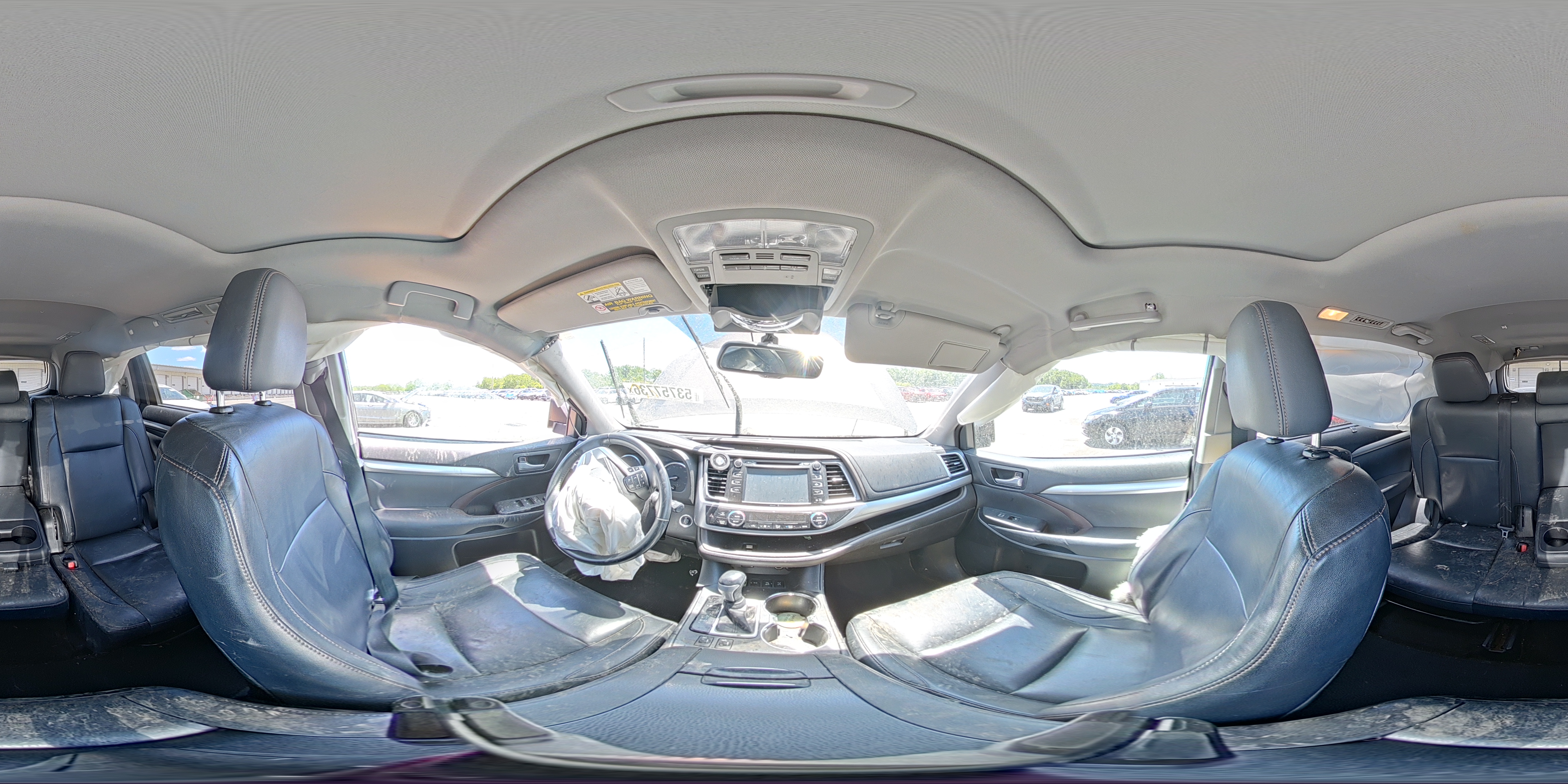 2015 Toyota Highlander Xle Угольный vin: 5TDJKRFH6FS104904