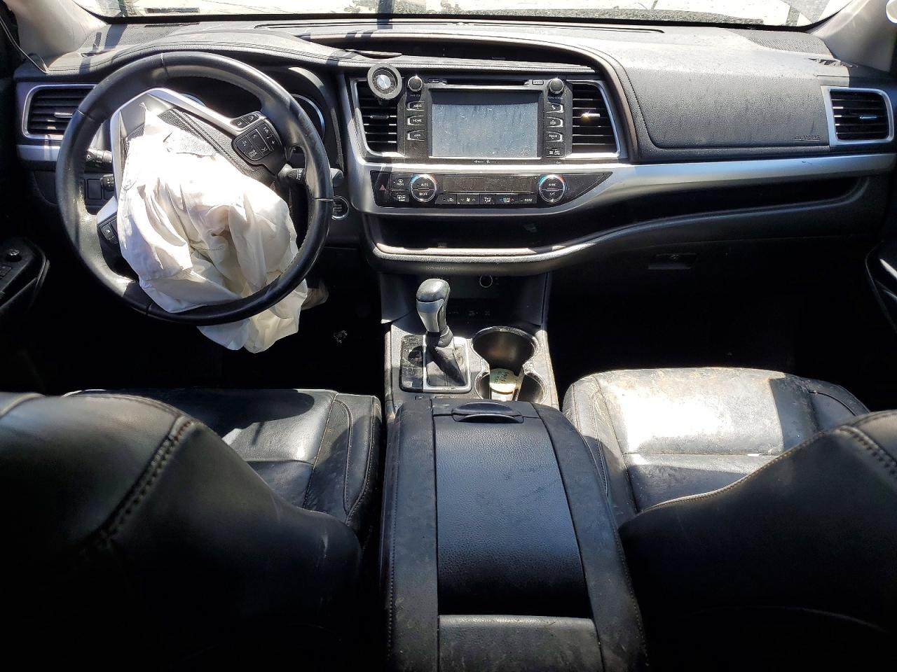 2015 Toyota Highlander Xle Угольный vin: 5TDJKRFH6FS104904