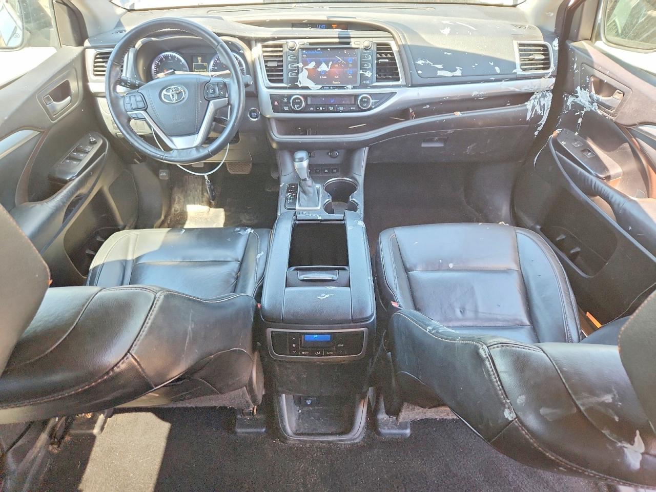 2015 Toyota Highlander Xle Blue vin: 5TDJKRFH6FS177030