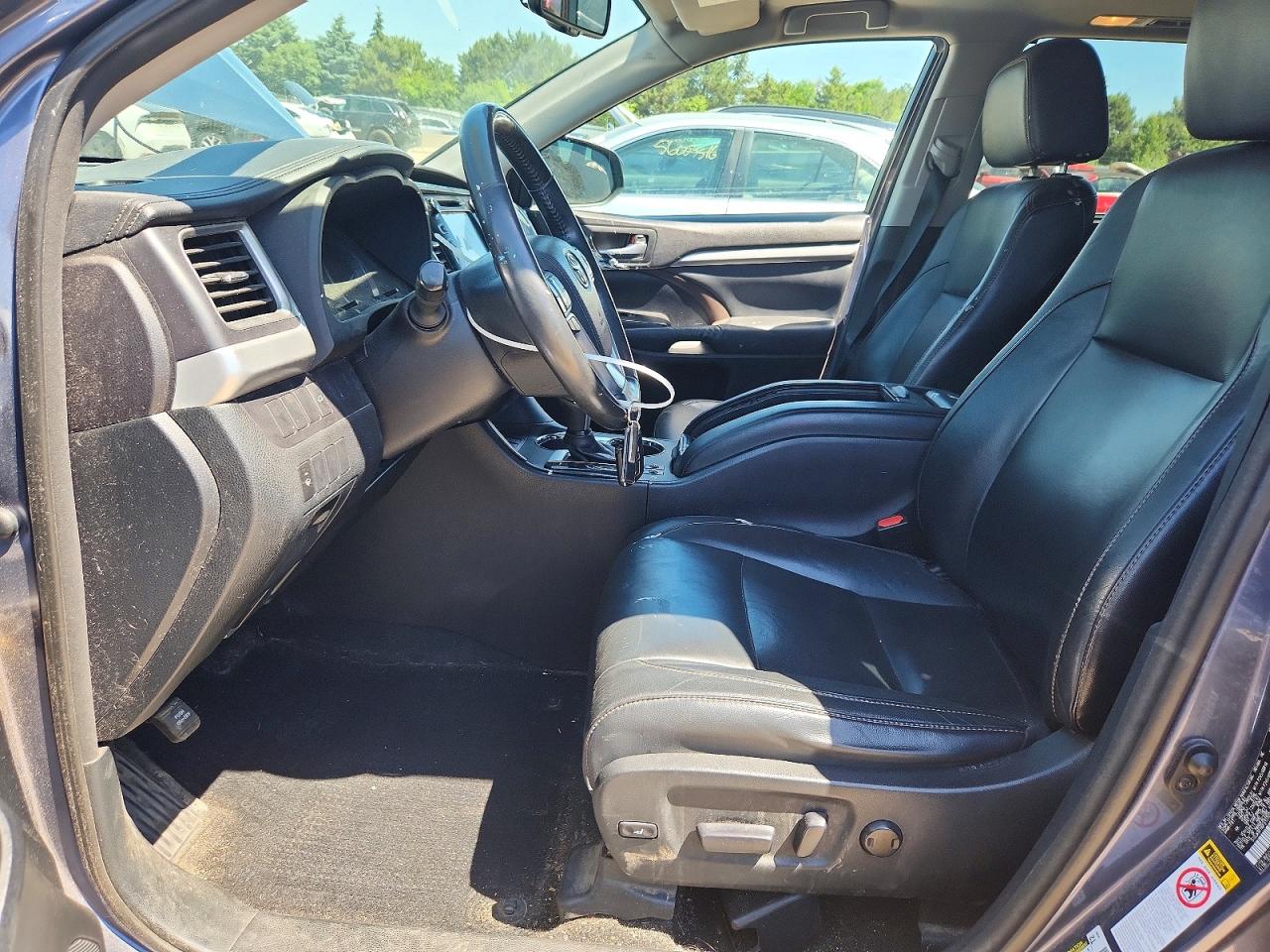 2015 Toyota Highlander Xle Blue vin: 5TDJKRFH6FS177030