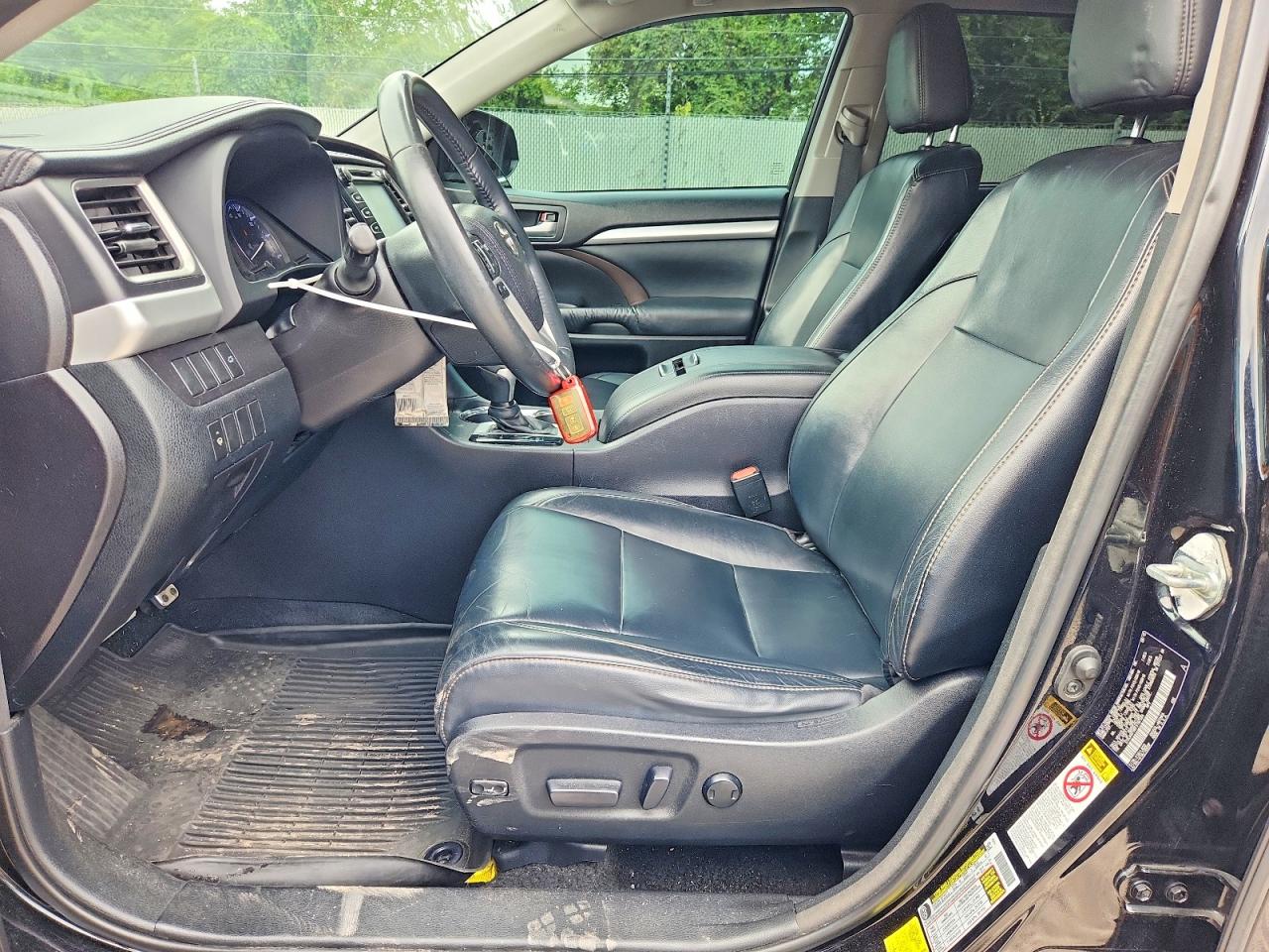 2015 Toyota Highlander Xle Black vin: 5TDJKRFH6FS197584