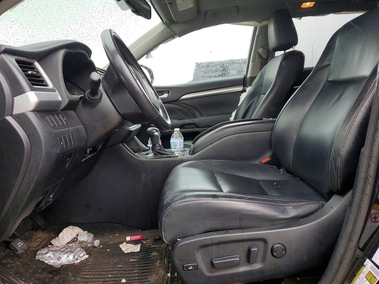 2015 Toyota Highlander Xle Black vin: 5TDJKRFH7FS073839
