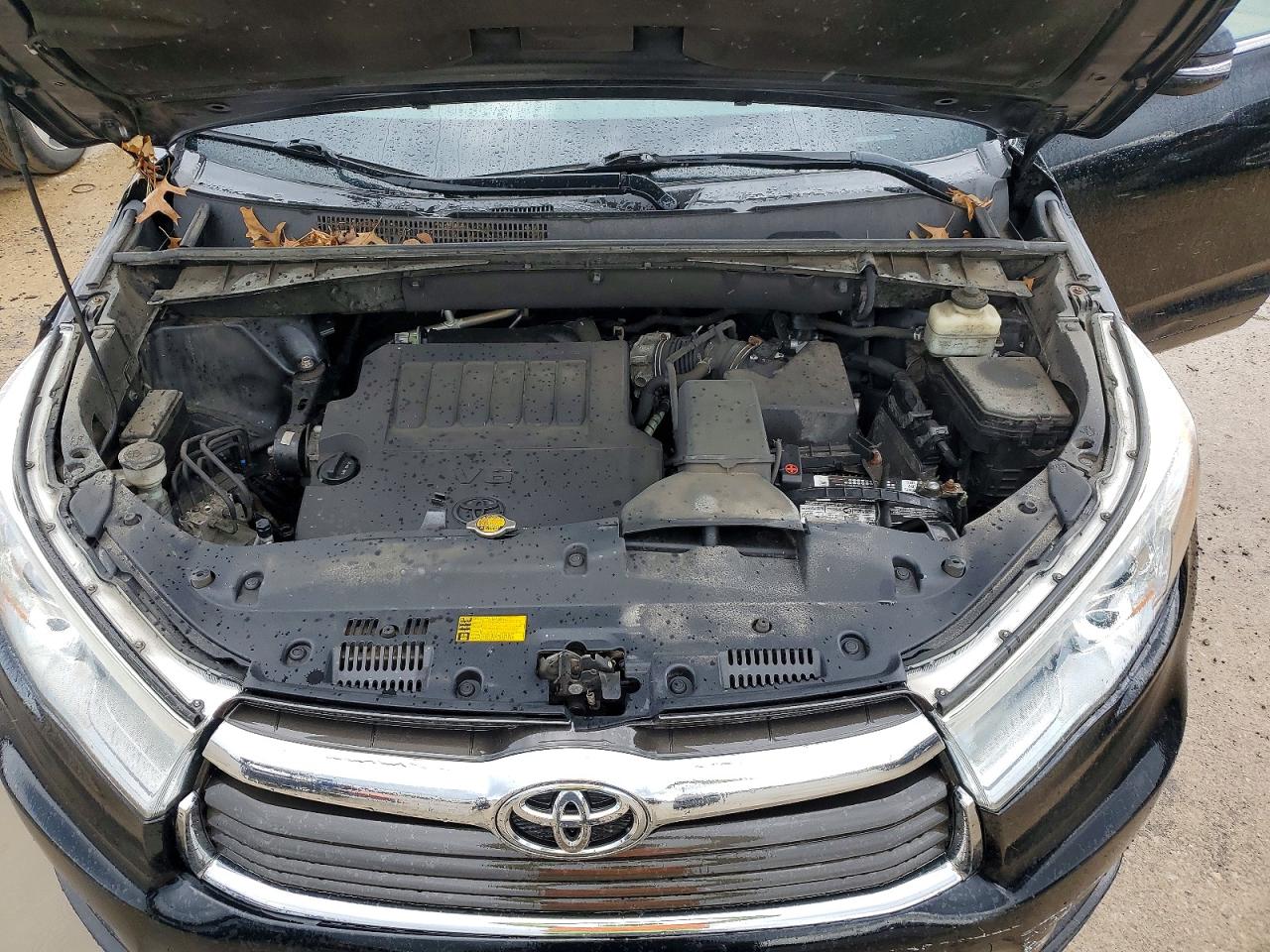 2015 Toyota Highlander Xle Black vin: 5TDJKRFH7FS073839
