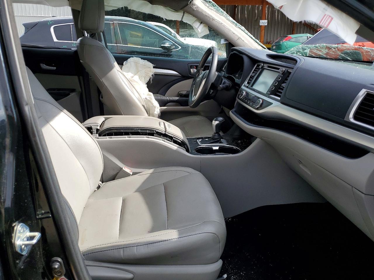 2015 Toyota Highlander Xle Black vin: 5TDJKRFH7FS096781