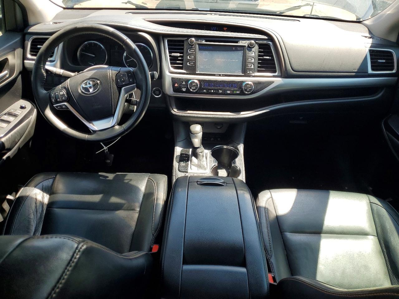 2015 Toyota Highlander Xle Black vin: 5TDJKRFH8FS108713