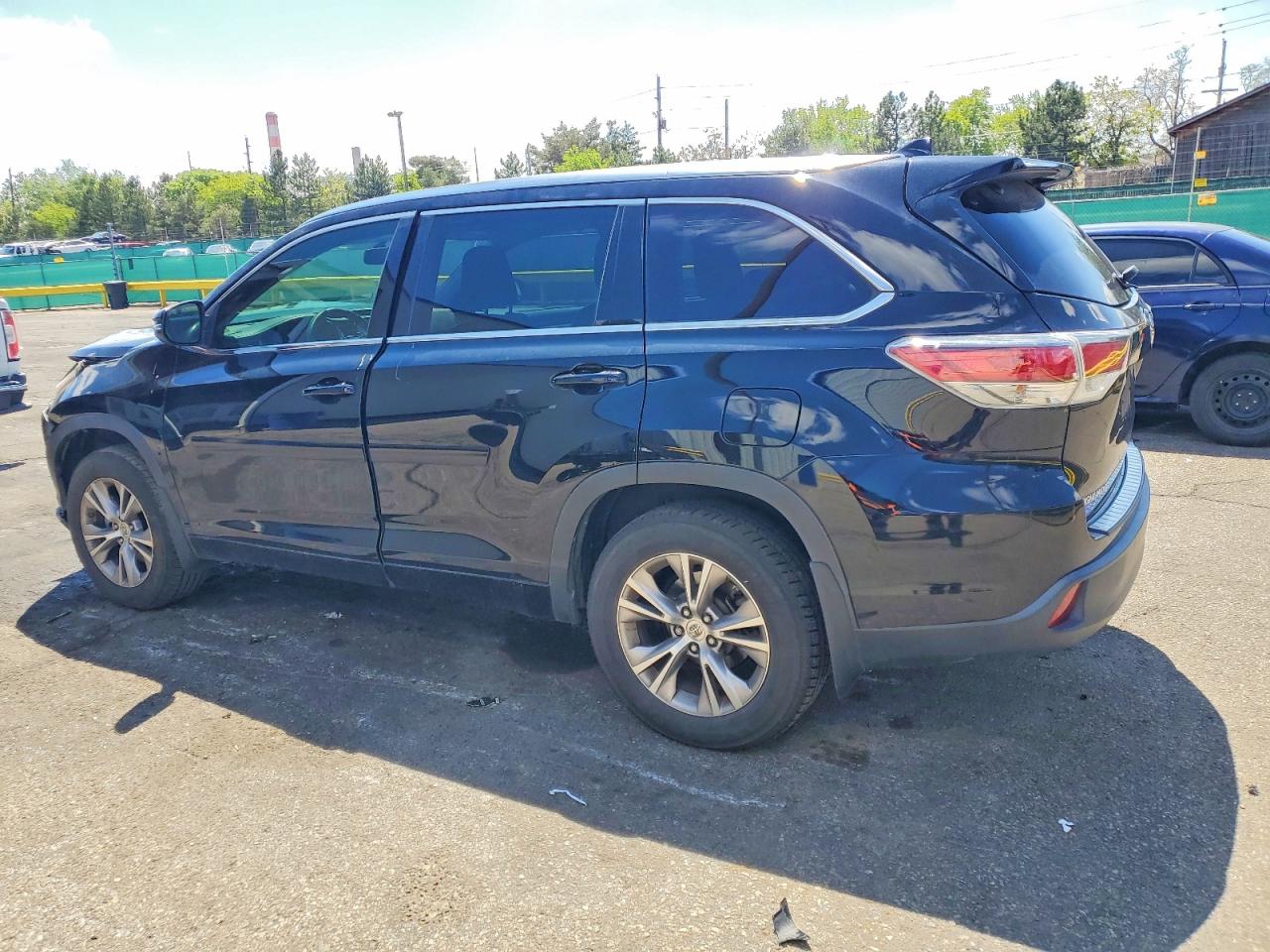 2015 Toyota Highlander Xle Black vin: 5TDJKRFH8FS108713