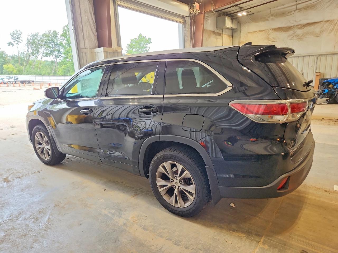 2015 Toyota Highlander Xle Black vin: 5TDJKRFH8FS154994