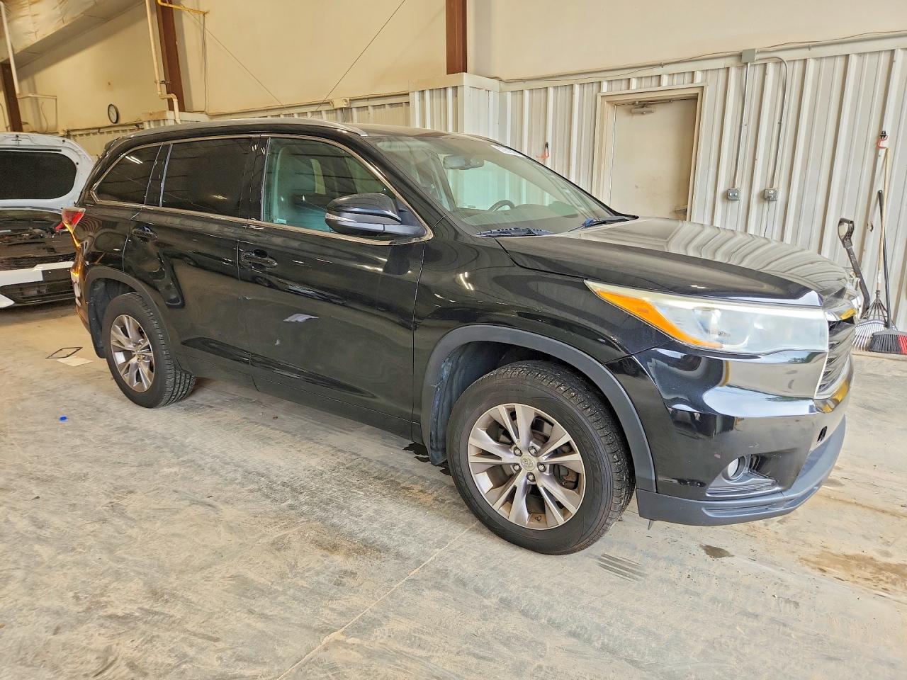 2015 Toyota Highlander Xle Black vin: 5TDJKRFH8FS154994