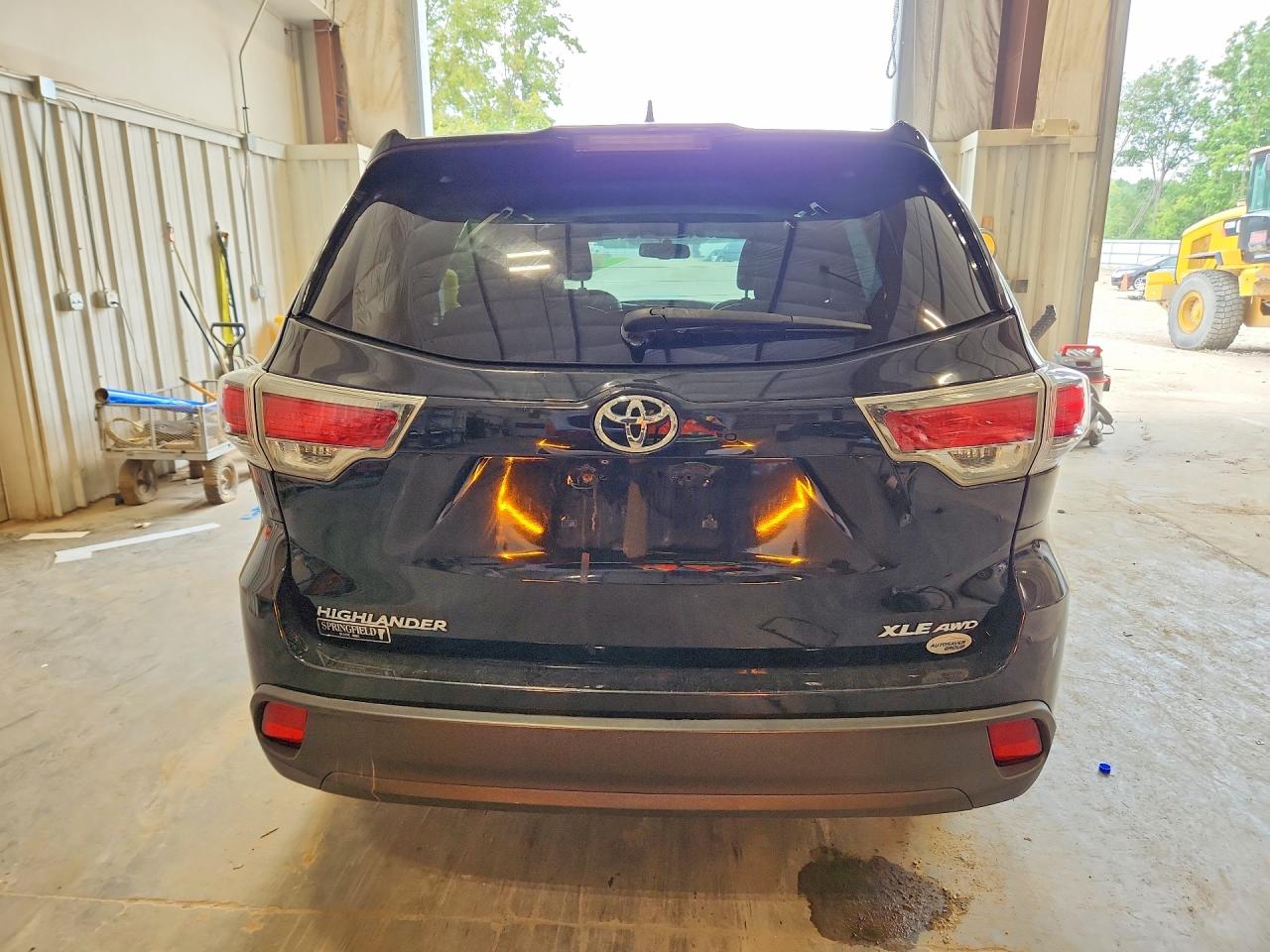 2015 Toyota Highlander Xle Black vin: 5TDJKRFH8FS154994