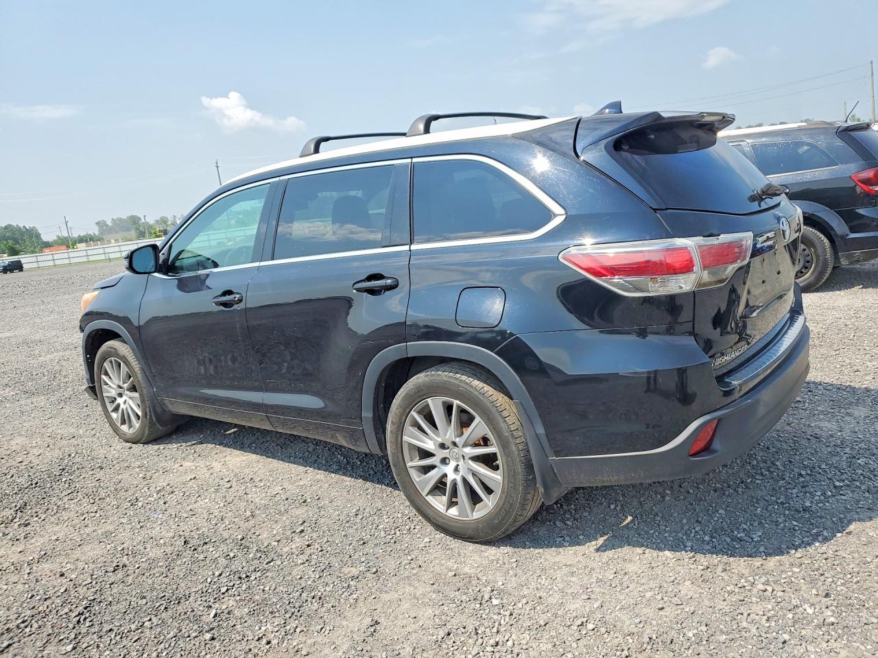 2015 Toyota Highlander Xle Black vin: 5TDJKRFH8FS193052