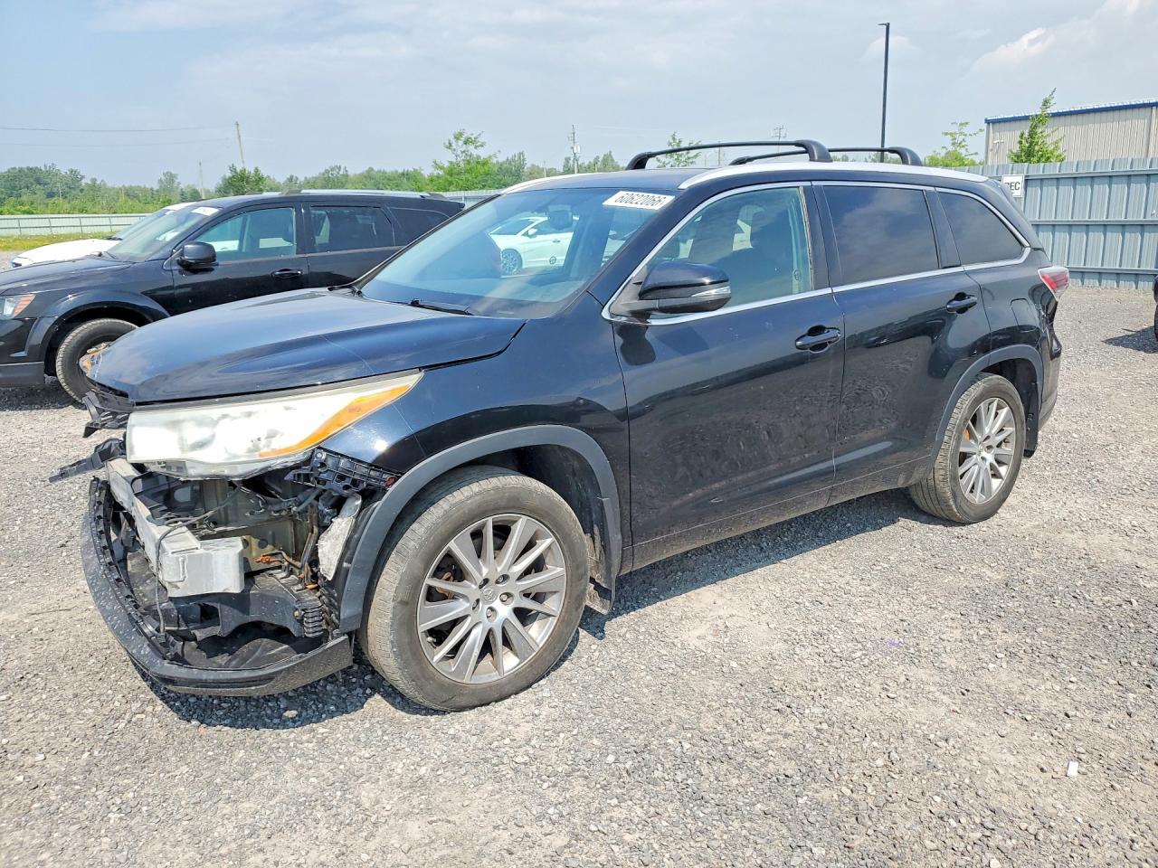 2015 Toyota Highlander Xle Black vin: 5TDJKRFH8FS193052