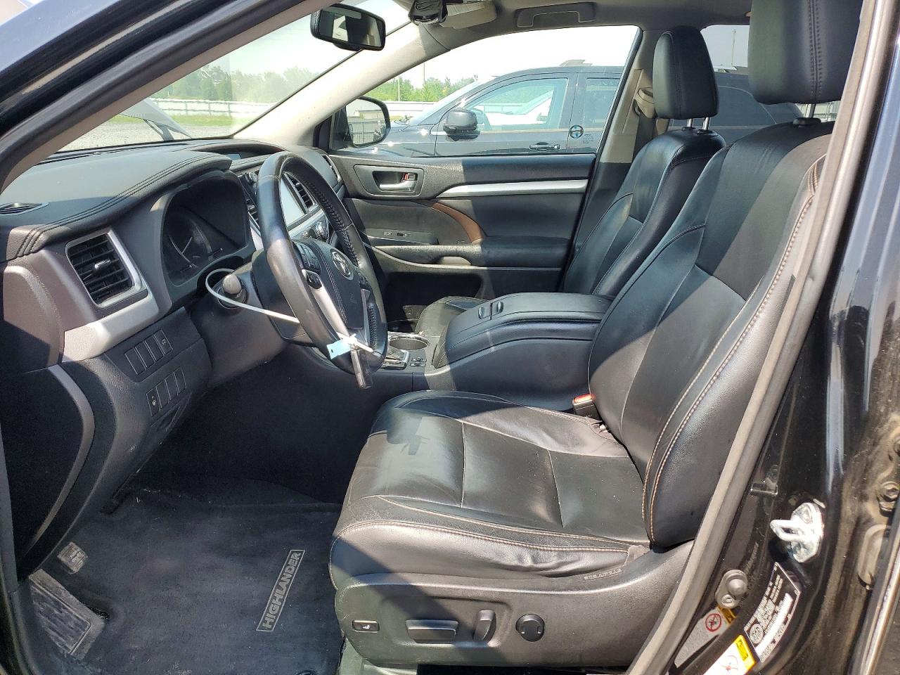 2015 Toyota Highlander Xle Black vin: 5TDJKRFH8FS193052